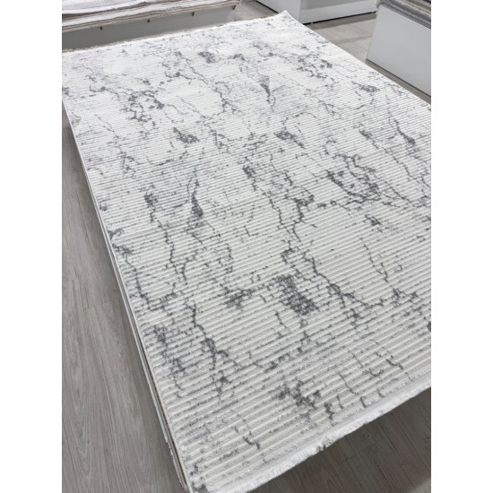 SOFT DOKUMA HALI 43137 KREM-GRİ