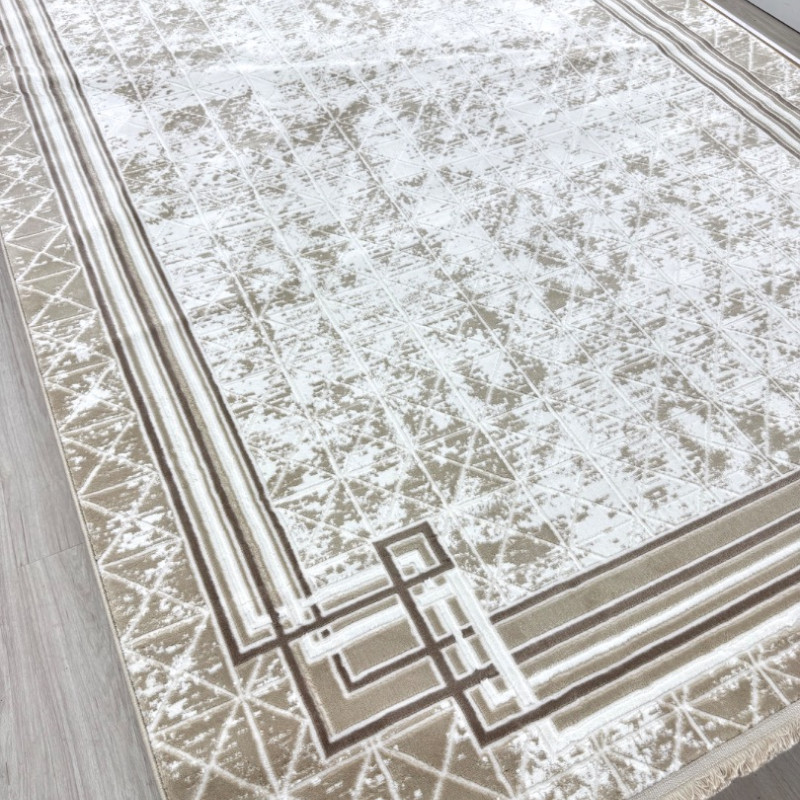 SOFT DOKUMA HALI 43176 KREM-BEJ