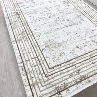 SOFT DOKUMA HALI 43035B KREM-BEJ