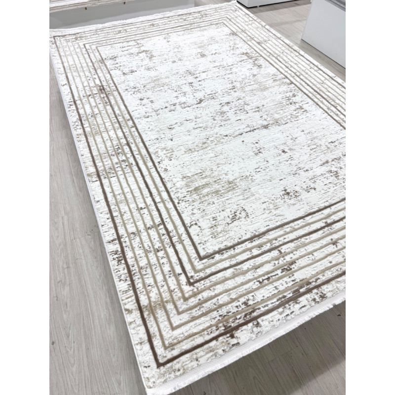 SOFT DOKUMA HALI 43035B KREM-BEJ