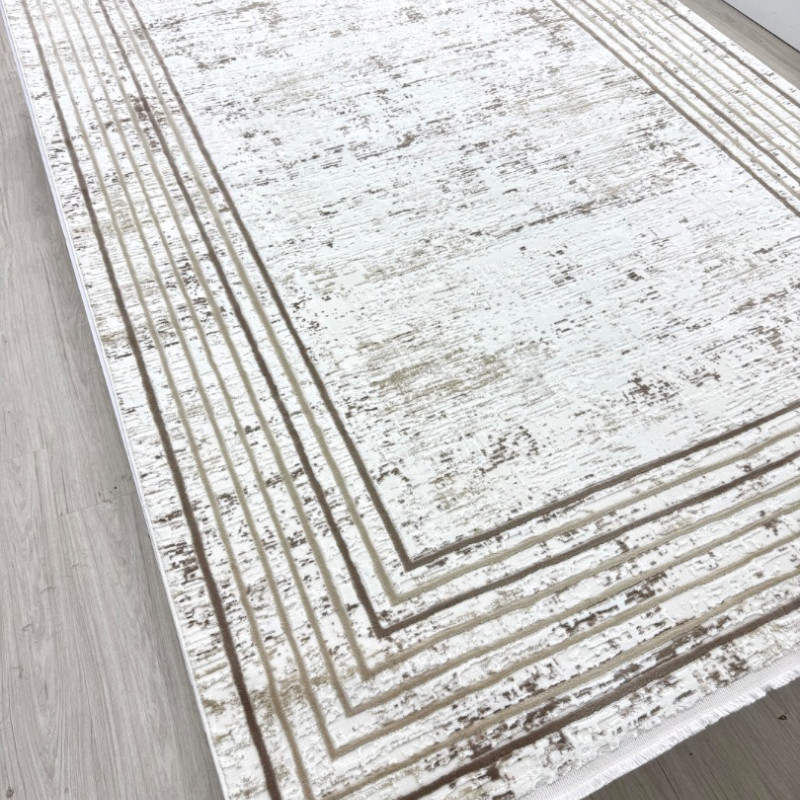 SOFT DOKUMA HALI 43035B KREM-BEJ