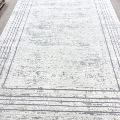 SOFT DOKUMA HALI 43035B KREM-GRİ