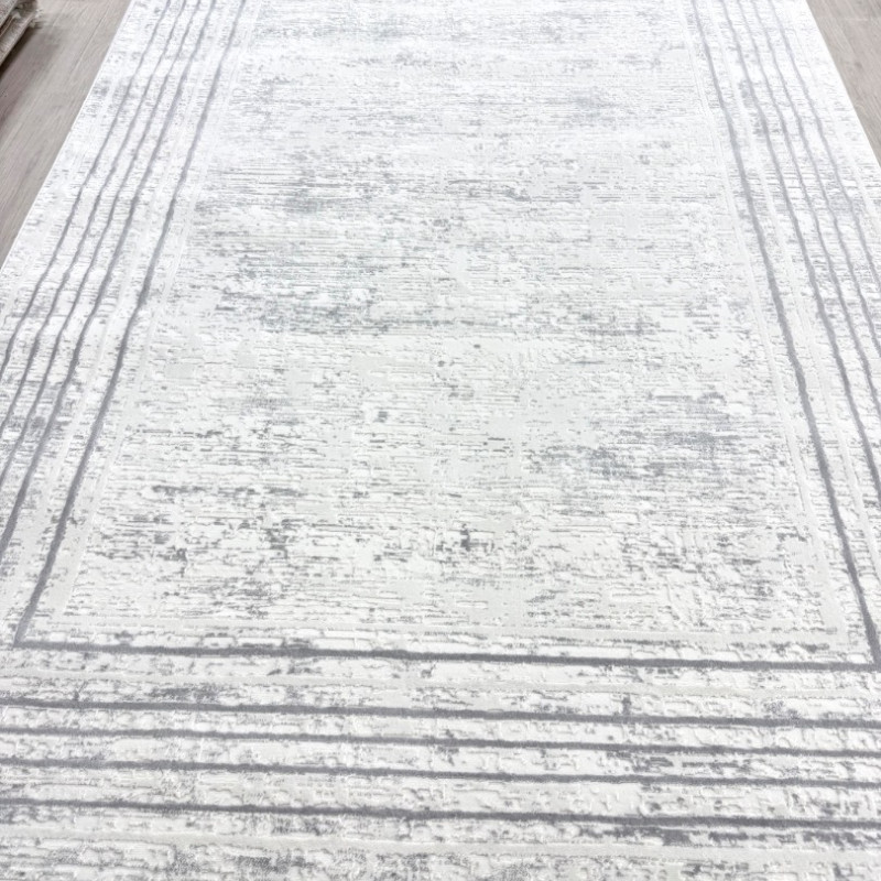 SOFT DOKUMA HALI 43035B KREM-GRİ