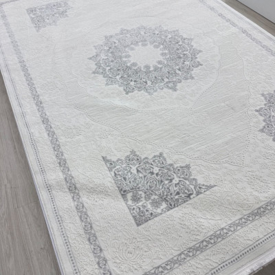 SOFT DOKUMA HALI 43224 KREM-GRİ