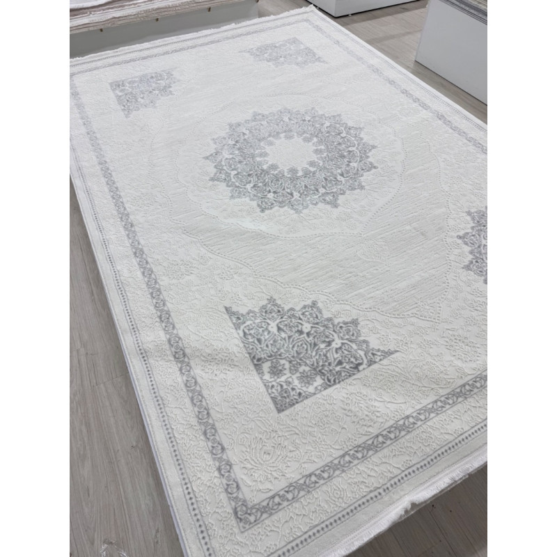 SOFT DOKUMA HALI 43224 KREM-GRİ