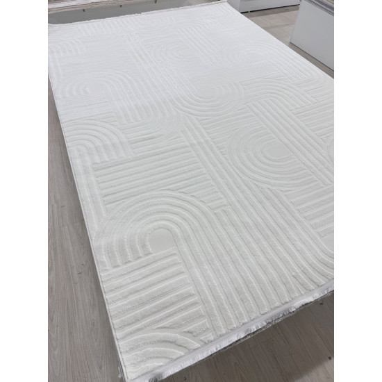 SOFT DOKUMA HALI 43372A KREM