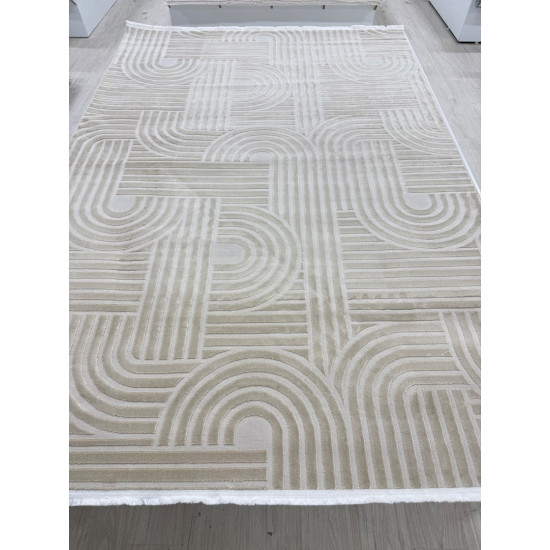SOFT DOKUMA HALI 43372A KREM