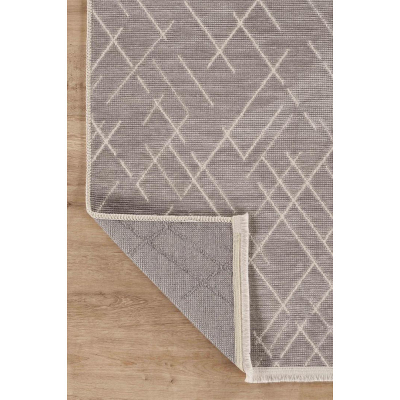 ŞÖNİL KİLİM GRİ ÇİZGİLİ