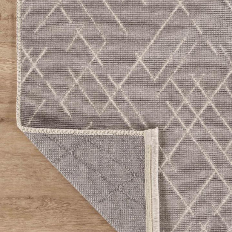 ŞÖNİL KİLİM GRİ ÇİZGİLİ