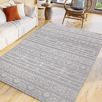  Bohem İskandinav Bukle Loop Sisal Halı 