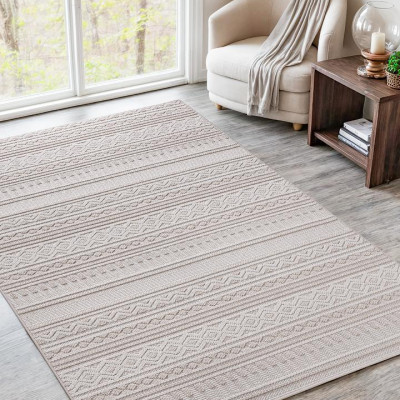  Bohem İskandinav Bukle Loop Sisal Halı 