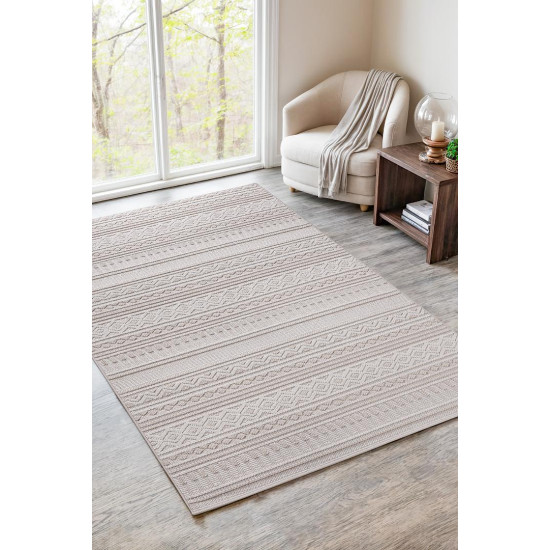  Bohem İskandinav Bukle Loop Sisal Halı 