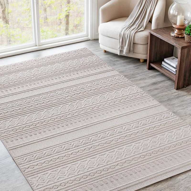  Bohem İskandinav Bukle Loop Sisal Halı 