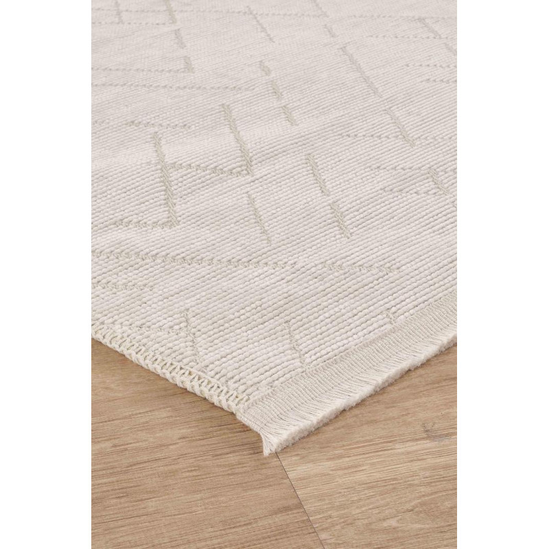 ŞÖNİL KİLİM BEYAZ ÇİZGİLİ