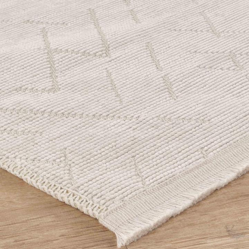 ŞÖNİL KİLİM BEYAZ ÇİZGİLİ