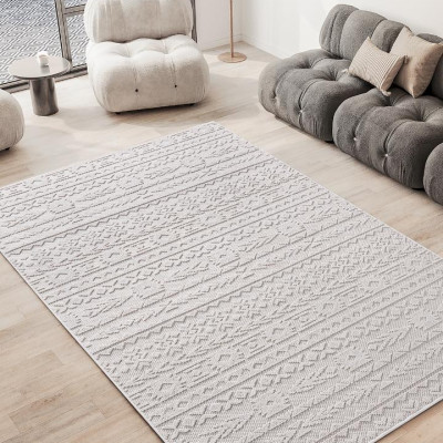  Bohem İskandinav Bukle Loop Sisal Halı 