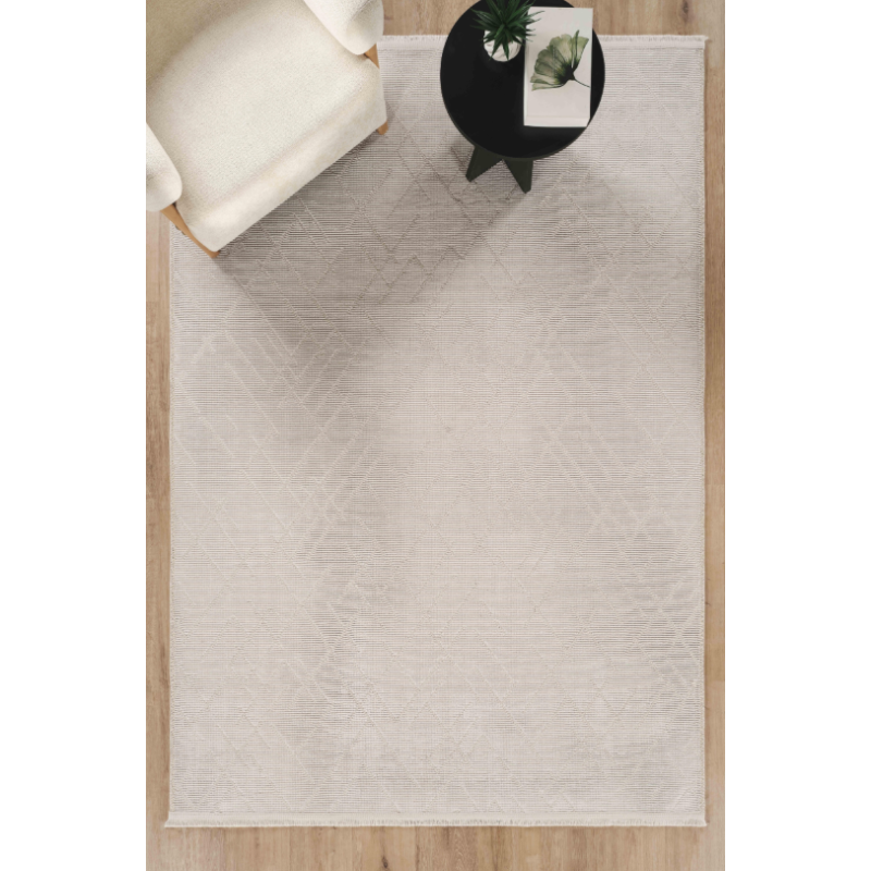 ŞÖNİL KİLİM BEYAZ ÇİZGİLİ