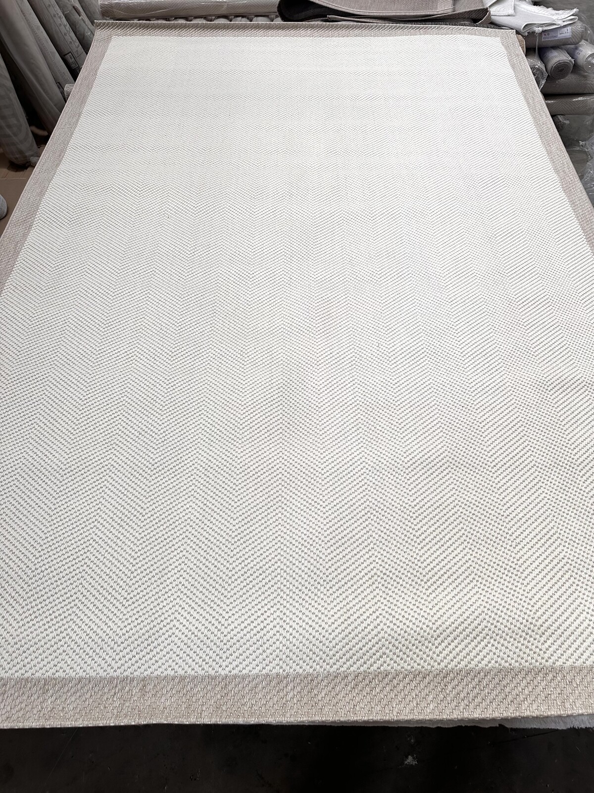 Sisal Halı Açık Bej Krem Özel Kesim 7