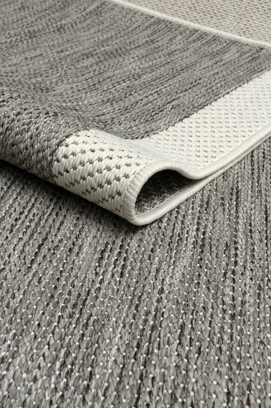 Sisal Halı Krem Gri Özel Kesim