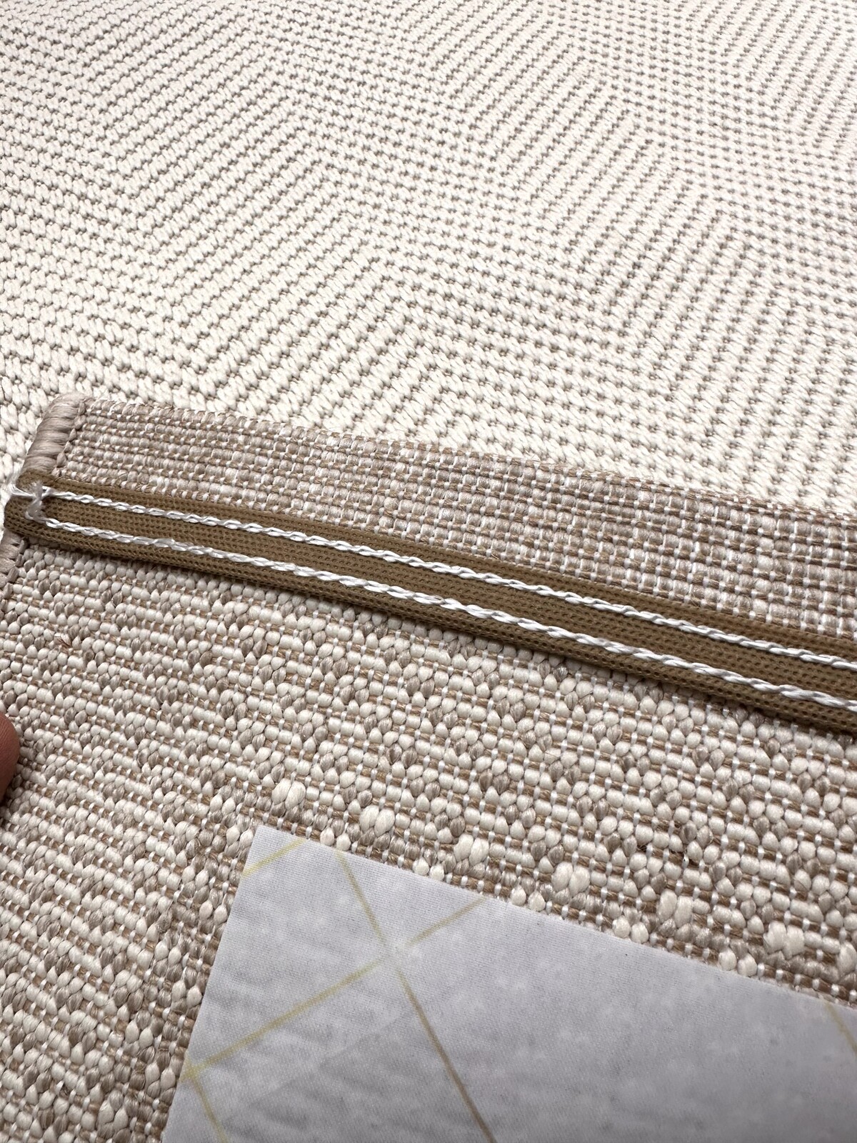 Sisal Halı Açık Bej Krem Özel Kesim 3