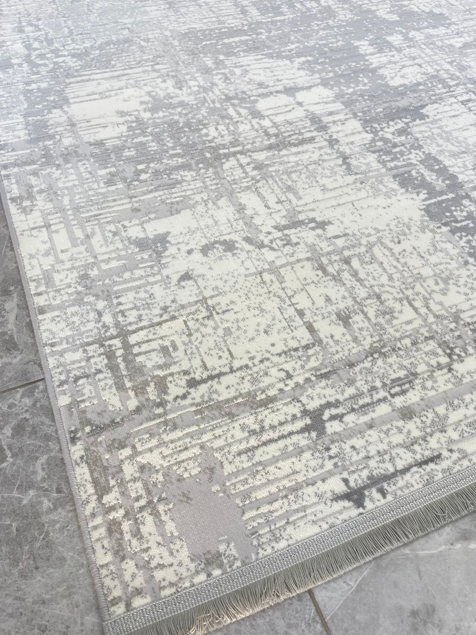 4 Mevsim Akrilik Halı 4009 Gri